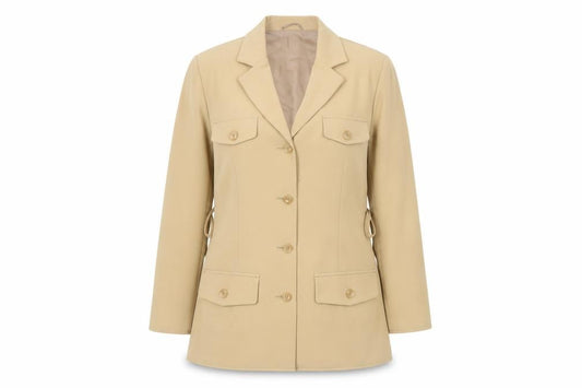 Mackays Women’s Beige UK 14 Longline Tailored Blazer Jacket
