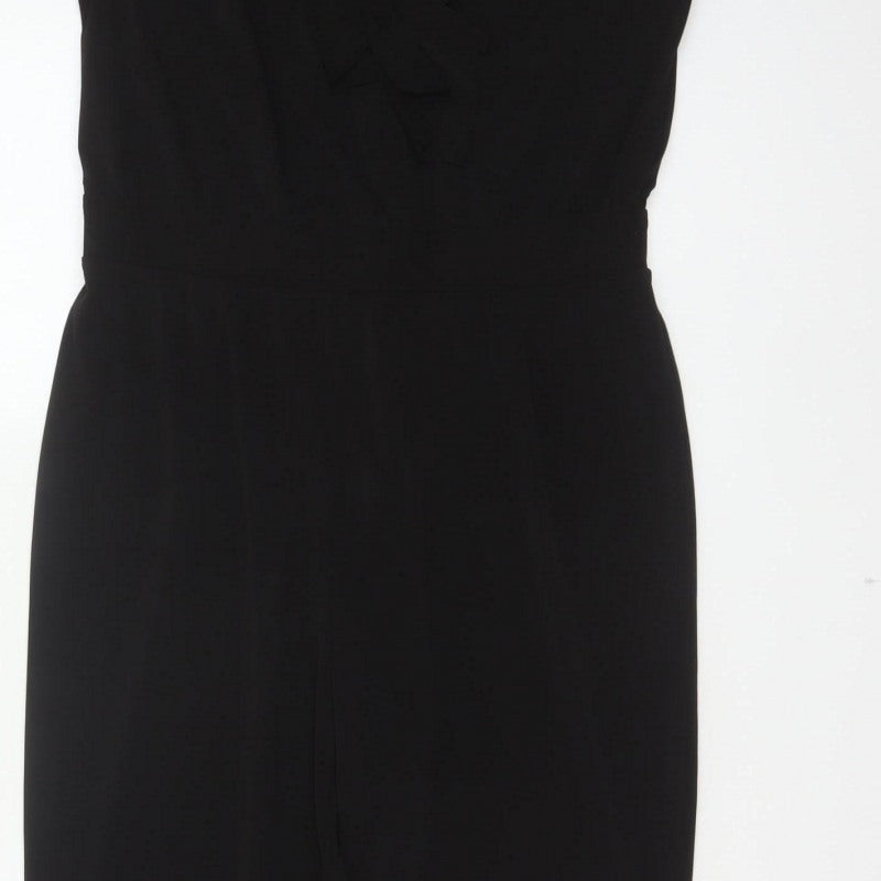 Therapy London Women’s Black Size 10 Lace Halter Jumpsuit