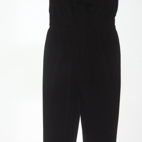 Therapy London Women’s Black Size 10 Lace Halter Jumpsuit