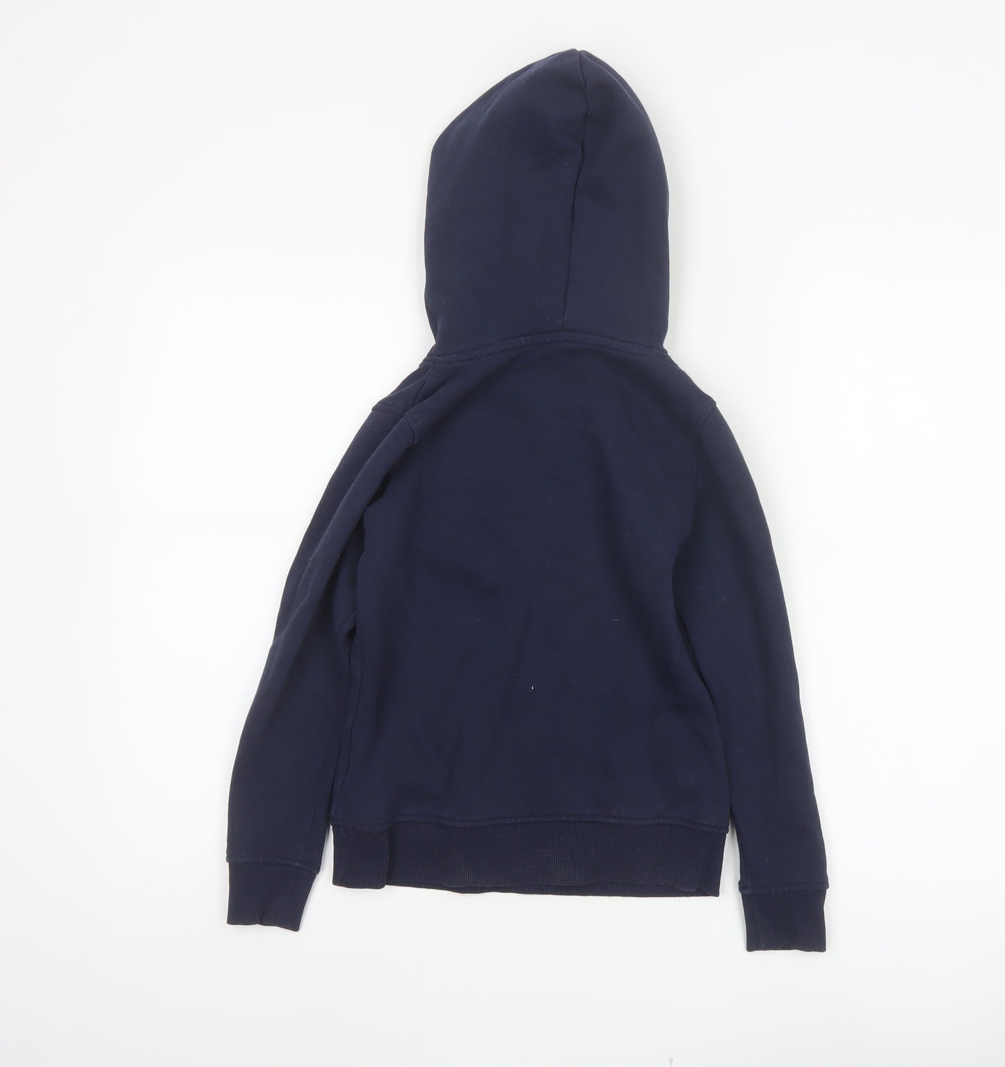 Jack & Jones Boys Navy 9-10 Years Pullover Logo Hoodie Cotton Blend