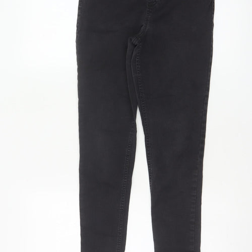 F&F Women’s Black Skinny Stretch Jeans UK 12 Regular 5 Pocket