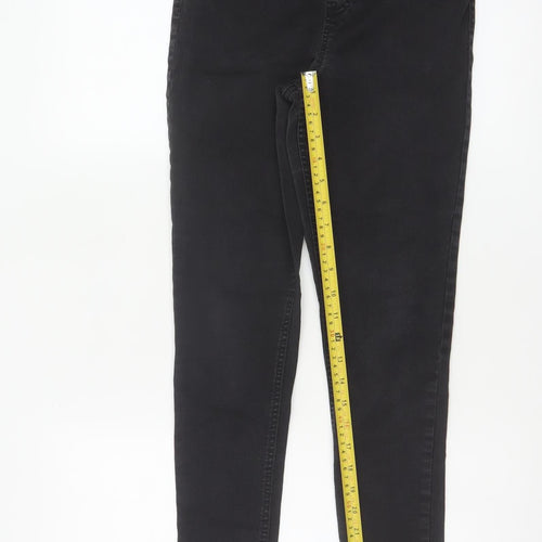 F&F Women’s Black Skinny Stretch Jeans UK 12 Regular 5 Pocket