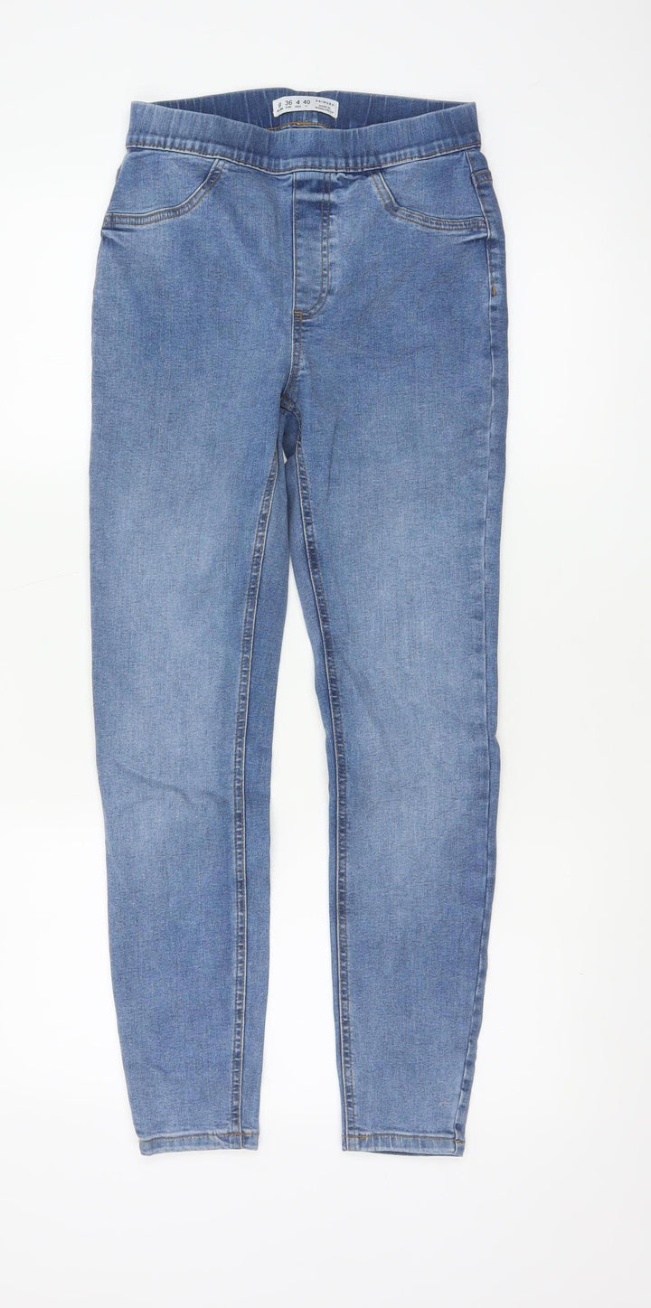 Primark Women Blue UK 8 High Rise Stretch Skinny Jegging Jeans