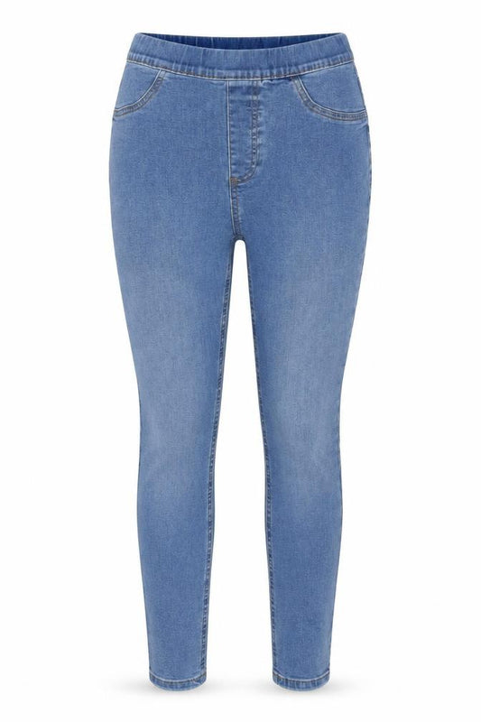 Primark Women Blue UK 8 High Rise Stretch Skinny Jegging Jeans