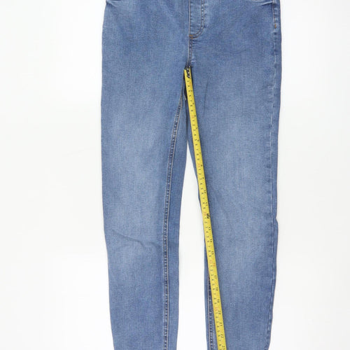 Primark Women Blue UK 8 High Rise Stretch Skinny Jegging Jeans