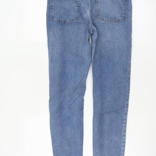 Primark Women Blue UK 8 High Rise Stretch Skinny Jegging Jeans