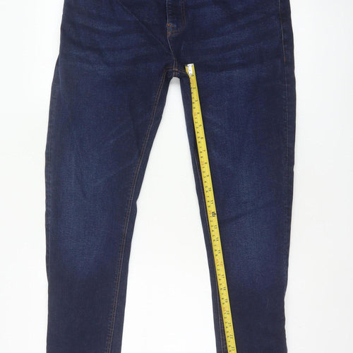 Easy Denim Men's Blue W34 L30 Super Skinny Stretch Jeans