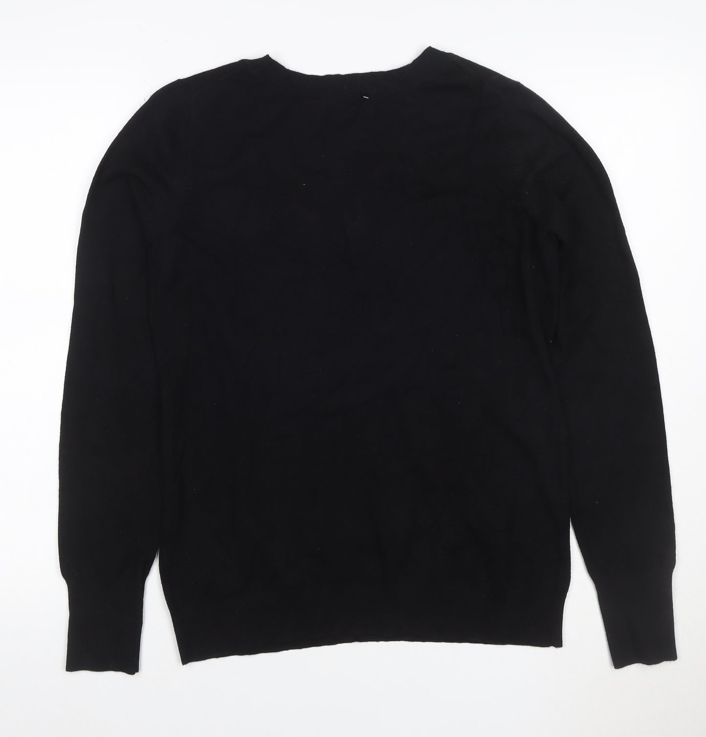 Express Women’s Black L Rhinestone Crew Neck Knit Jumper