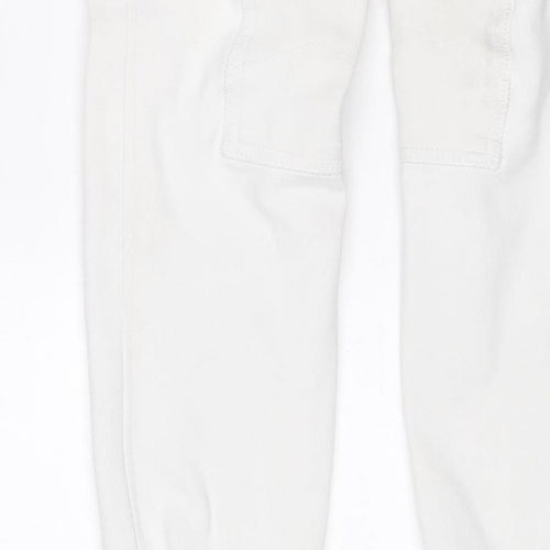 Double Horse Women White Size 30 Snow Pants Ski Trousers Pockets