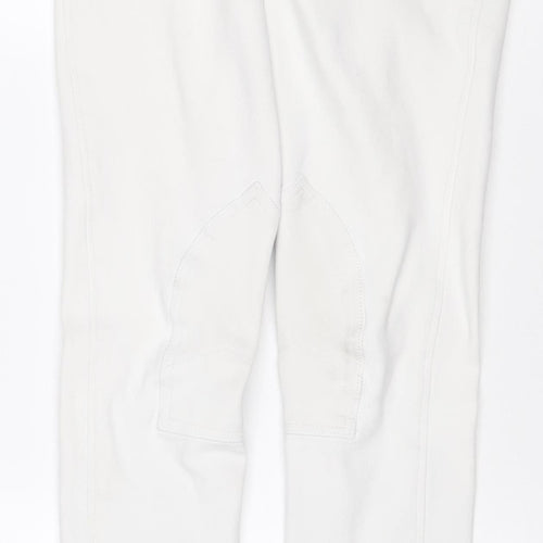 Double Horse Women White Size 30 Snow Pants Ski Trousers Pockets