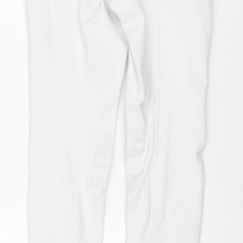 Double Horse Women White Size 30 Snow Pants Ski Trousers Pockets