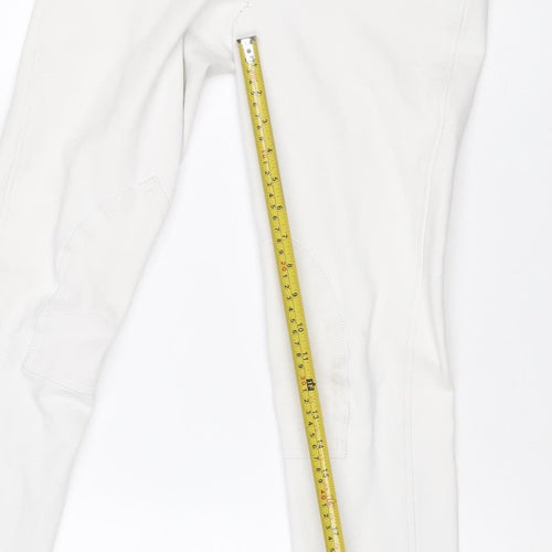 Double Horse Women White Size 30 Snow Pants Ski Trousers Pockets