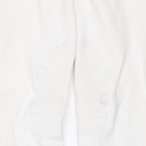 Double Horse Women White Size 30 Snow Pants Ski Trousers Pockets