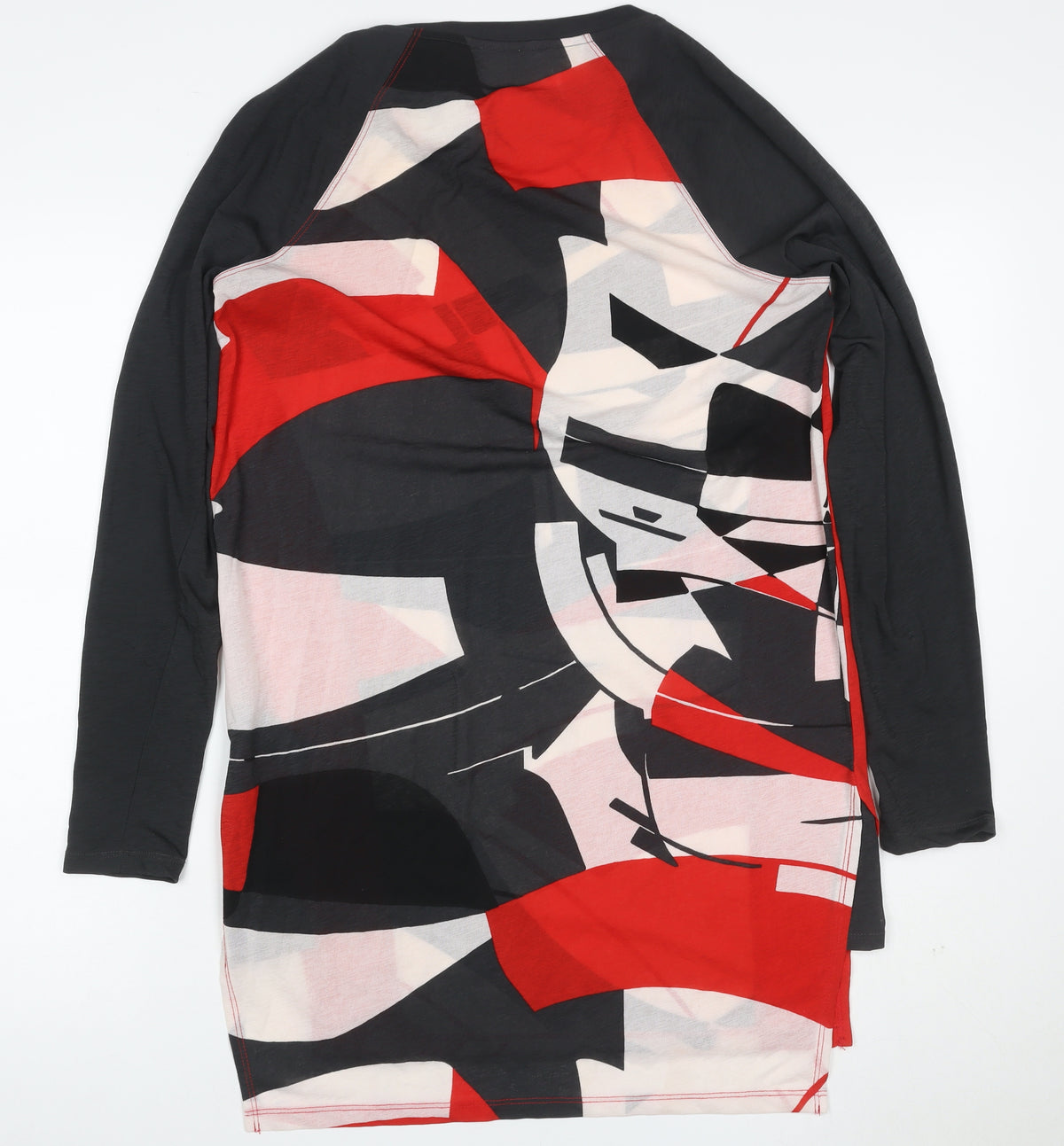 Back view of Next Women’s Multicoloured UK 8 Geometric Long Sleeve Shift Dress