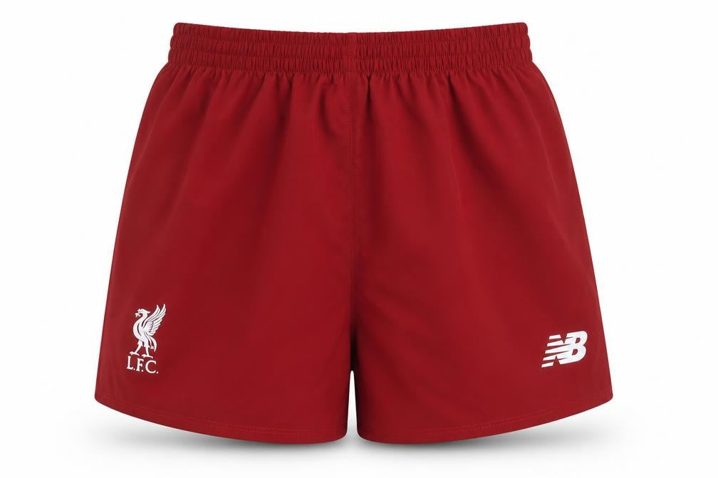New Balance Boys Red 6-7 Years Athletic Liverpool FC Football Shorts