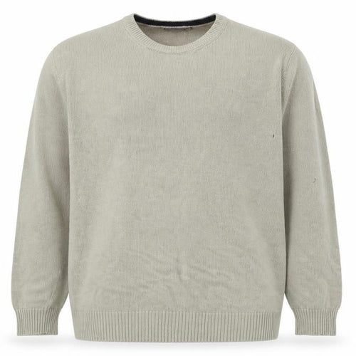 Maine New England Men’s Beige 3XL Cotton Crew Neck Pullover Jumper