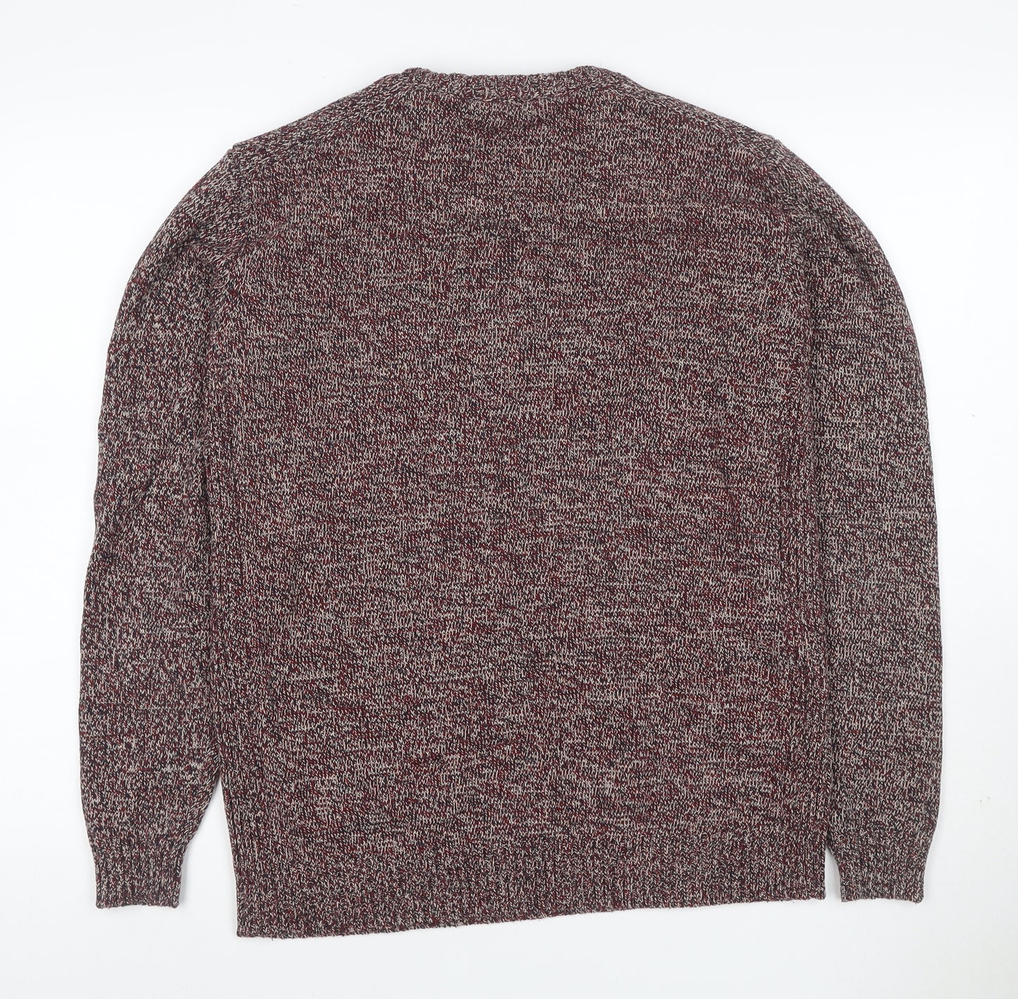 Kensington Eastside Men’s Multicoloured Knit Crew Neck Jumper L