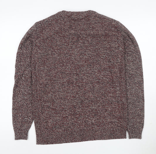 Kensington Eastside Men’s Multicoloured Knit Crew Neck Jumper L