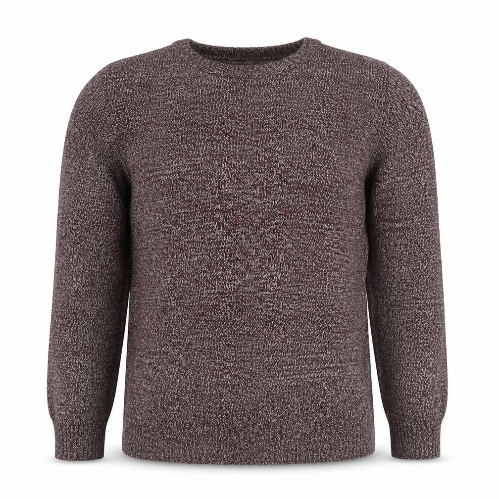 Front view of Kensington Eastside Men’s Multicoloured Knit Crew Neck Jumper L