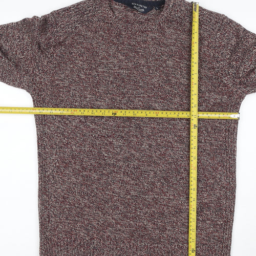 Kensington Eastside Men’s Multicoloured Knit Crew Neck Jumper L