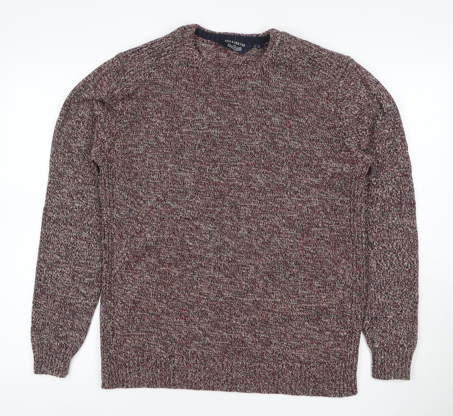 Kensington Eastside Men’s Multicoloured Knit Crew Neck Jumper L