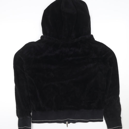 Alviero Martini 1A Classe Women’s Black XL Velour Full Zip Hoodie