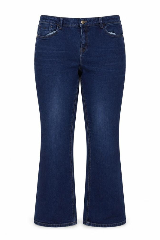 F&F Women’s Blue UK 18 Dark Wash Stretch Bootcut Jeans
