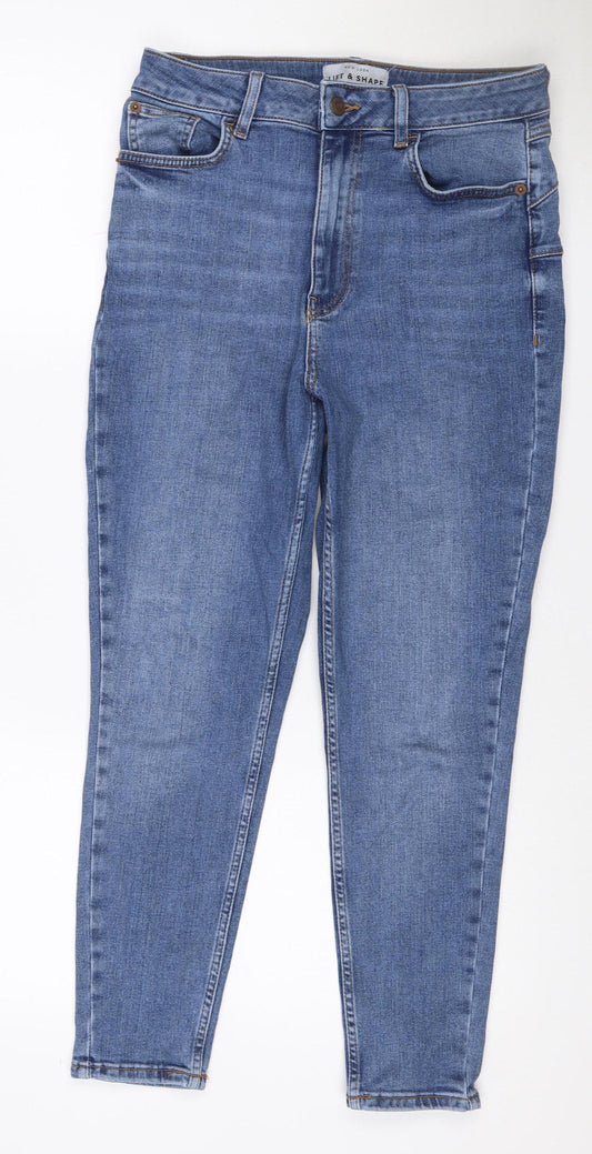 New Look Women’s Blue UK 12 Lift & Shape Skinny Stretch Jeans