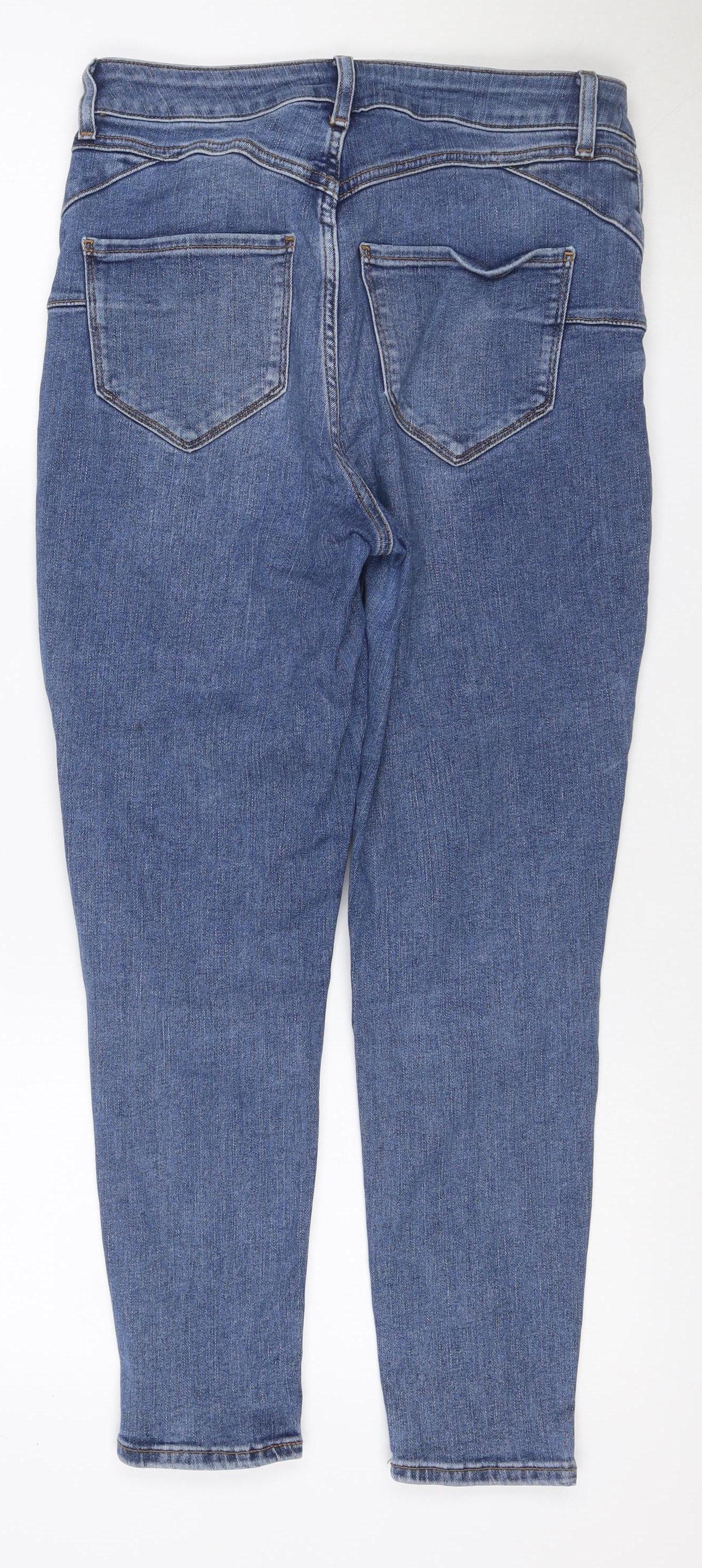 New Look Women’s Blue UK 12 Lift & Shape Skinny Stretch Jeans