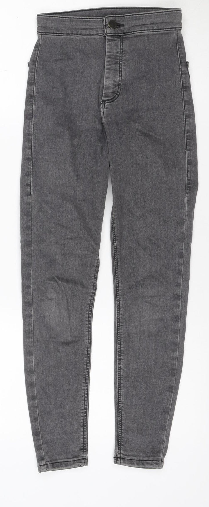 Topshop Moto Women’s Grey Skinny Jeans W25 L28 UK 6 Stretch