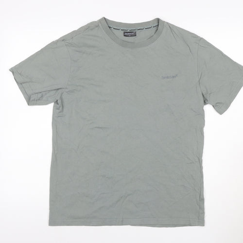 Bekkin Unisex Adults Grey M Basic Crew Neck Short Sleeve T-Shirt
