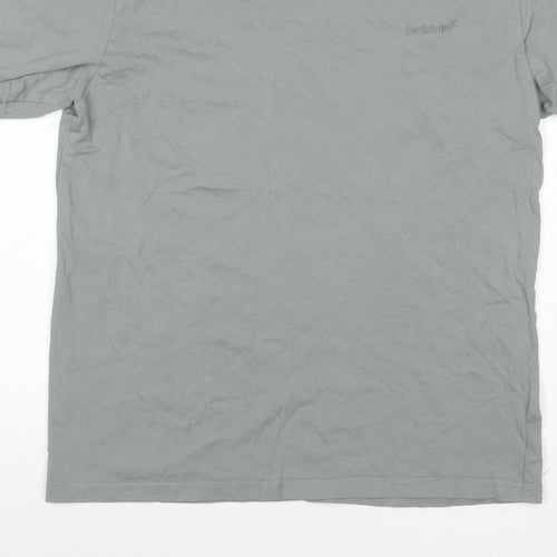 Bekkin Unisex Adults Grey M Basic Crew Neck Short Sleeve T-Shirt