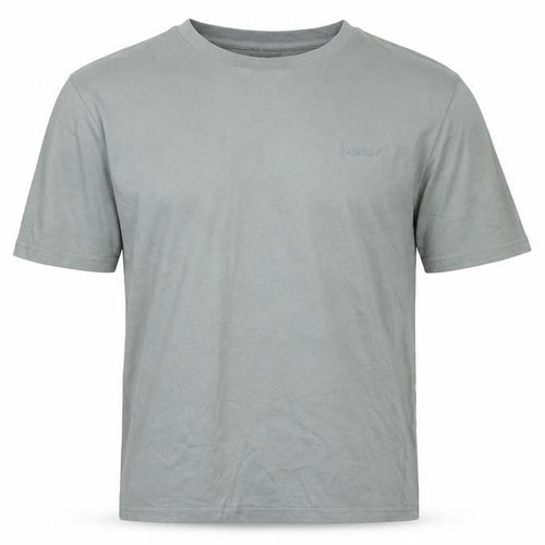 Bekkin Unisex Adults Grey M Basic Crew Neck Short Sleeve T-Shirt