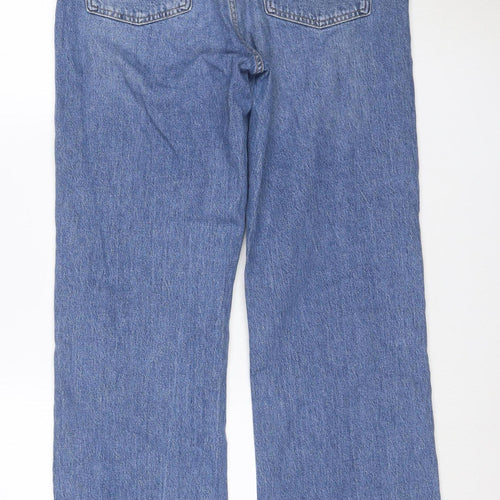 Denim Co. Women’s Blue UK 12 Bootcut Stretch Jeans Mid Rise