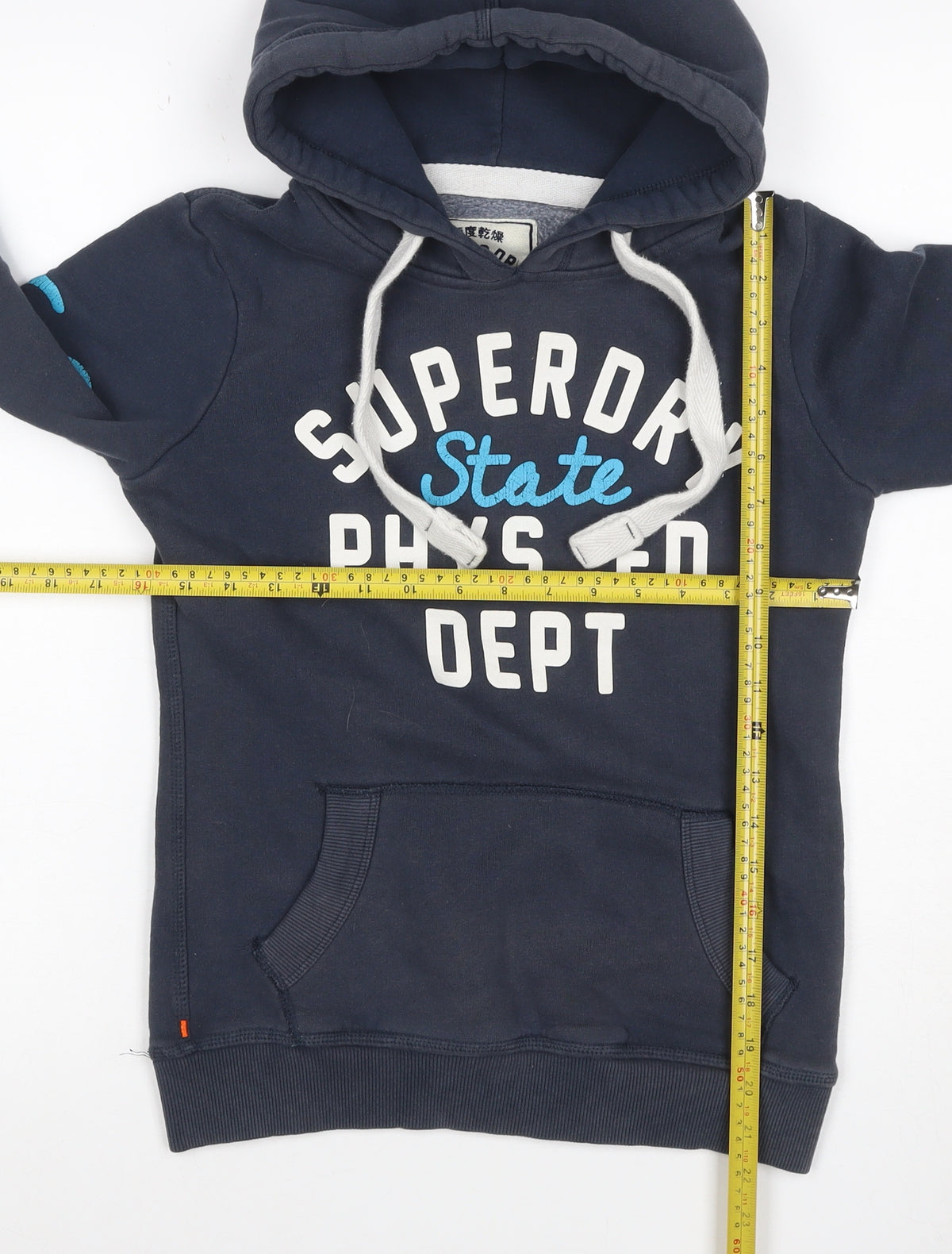 Superdry Teens Navy XXS Pullover Graphic Print Hoodie