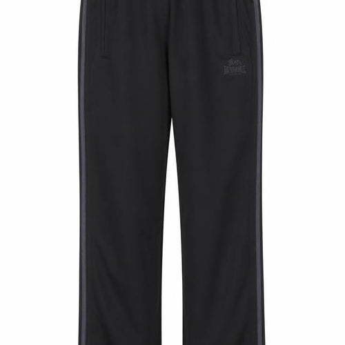 Lonsdale Men's Black S Track Pants Elastic Waist Zip Pockets