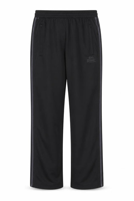Lonsdale Men's Black S Track Pants Elastic Waist Zip Pockets