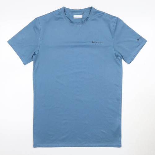 Columbia Men’s Blue S Logo Performance Crew Neck T-Shirt