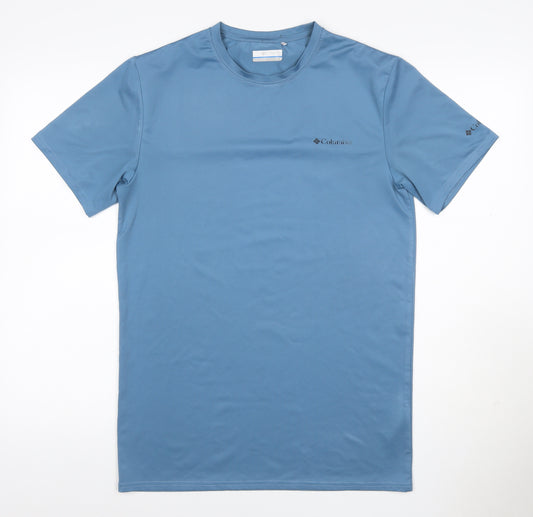 Columbia Men’s Blue S Logo Performance Crew Neck T-Shirt