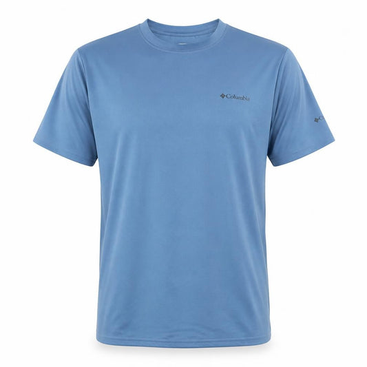 Columbia Men’s Blue S Logo Performance Crew Neck T-Shirt