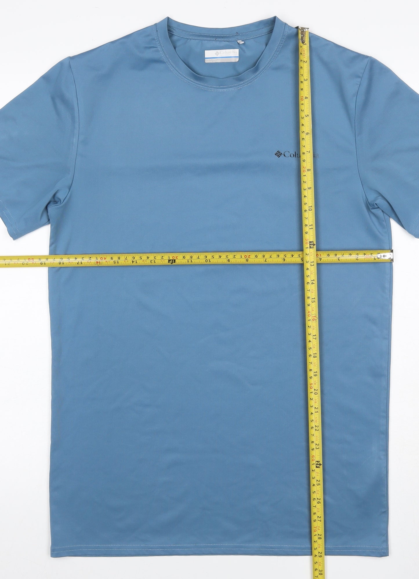 Columbia Men’s Blue S Logo Performance Crew Neck T-Shirt