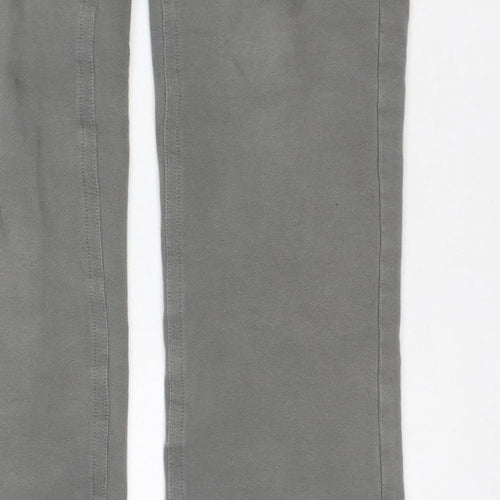 iDO Teens Grey Size 32 Straight Jeans 5-Pocket Mid Rise