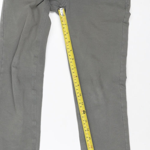 iDO Teens Grey Size 32 Straight Jeans 5-Pocket Mid Rise