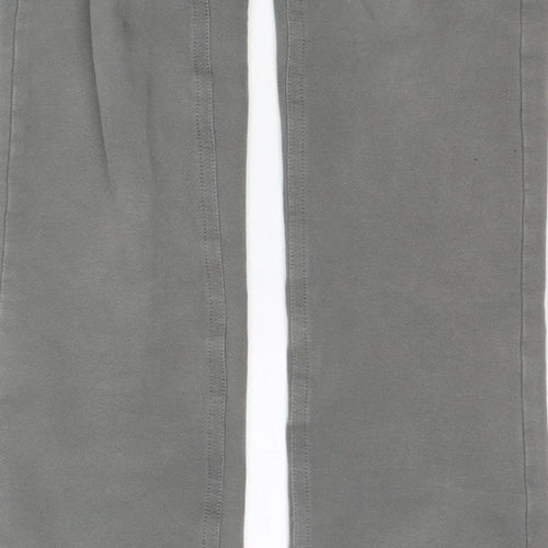 iDO Teens Grey Size 32 Straight Jeans 5-Pocket Mid Rise