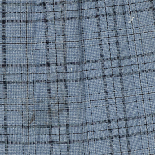 Honor Milburn EWM Women Blue Plaid Pleated Knee Length Skirt UK 16