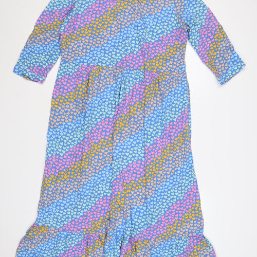 Sugarhill Brighton Women’s Multicoloured Heart Maxi Dress UK 12