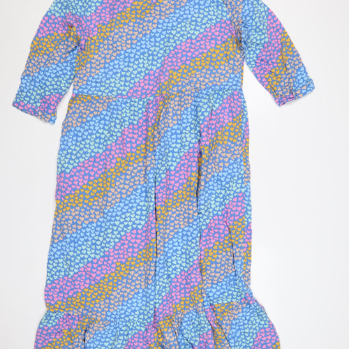 Sugarhill Brighton Women’s Multicoloured Heart Maxi Dress UK 12