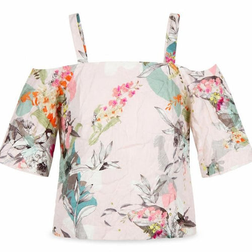 Next Women’s Multicoloured Floral Cold Shoulder Camisole Blouse UK 12