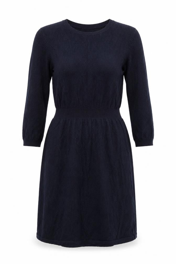 FatFace Women Blue UK 10 Knit Jumper Dress Long Sleeve