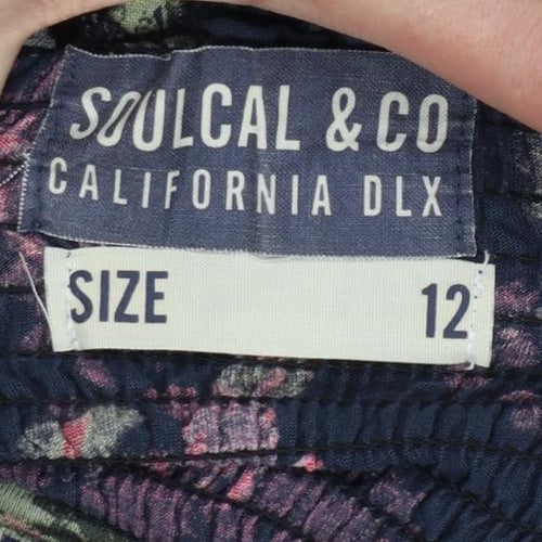 SoulCal & Co Women Multicoloured Size 12 Floral Maxi Dress